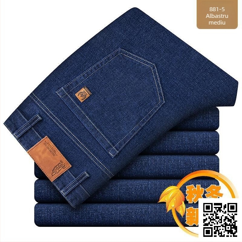 Pantaloni de lucru pentru constructori, din denim rezistent, croială lejeră, îmbrăcăminte de protecție, potriviți pentru atelier auto