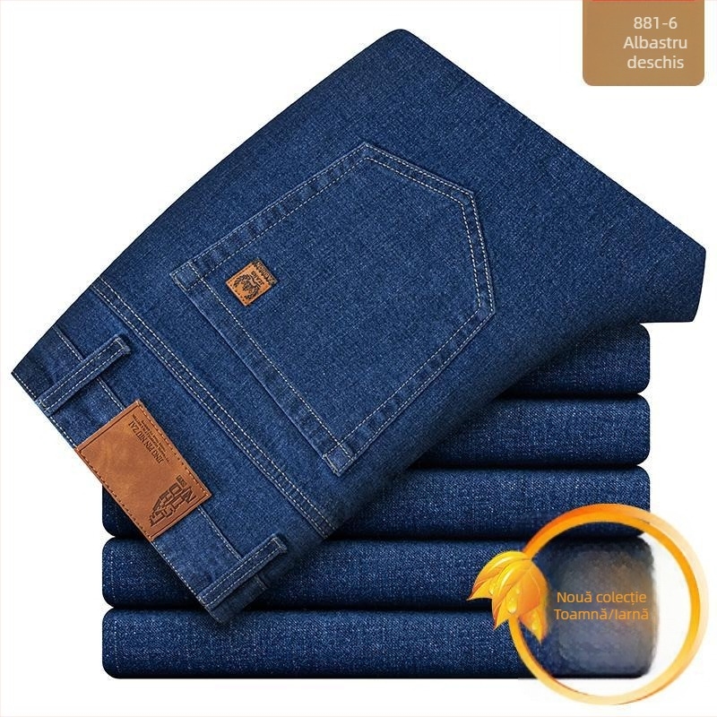 Pantaloni de lucru pentru constructori, din denim rezistent, croială lejeră, îmbrăcăminte de protecție, potriviți pentru atelier auto