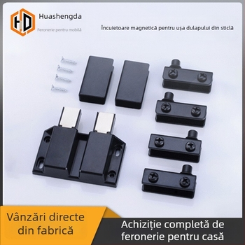 Balamale pentru ușile de sticlă ale dulapului din oțel laminat la rece pentru uși simple sau duble cu amortizor magnetic și arc de revenire