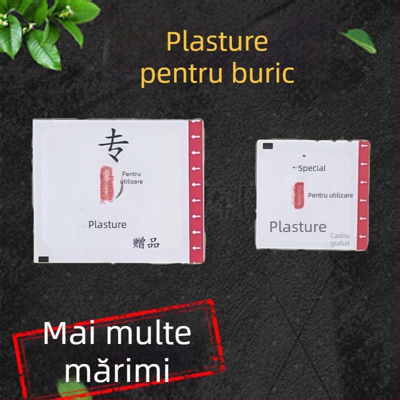 Plăci pentru moxibustie la nivelul ombilicului, plasturi din material nețesut, plasturi autoadezivi cu pelin, mai multe dimensiuni