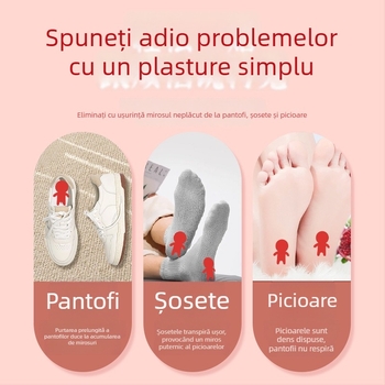 Patchuri roșii de deodorare pentru mirosul picioarelor și pantofilor – Omuleț Roșu