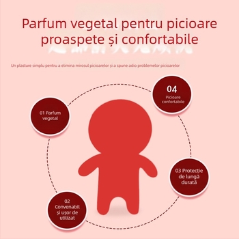 Patchuri roșii de deodorare pentru mirosul picioarelor și pantofilor – Omuleț Roșu