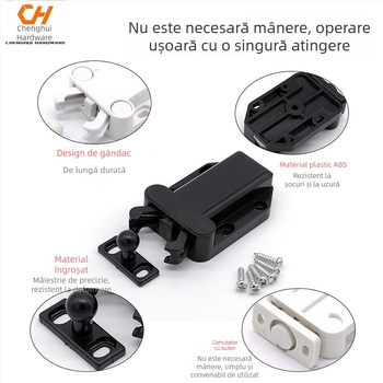Opritor de ușă XY-WA cu mărgele, revenire automată și blocare automată, cu ventuză