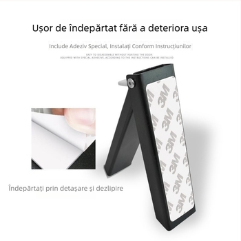 Stopper de ușă anti-vânt pentru ușă de intrare și ușă de sticlă, stopper superior