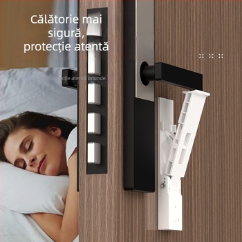 Opritor de ușă pentru copii pentru apartamente închiriate, lacăt de siguranță pentru persoane care locuiesc singure, dispozitiv anti-deschidere