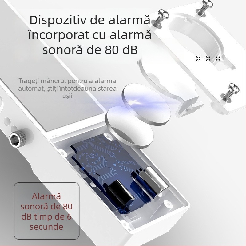 Opritor de ușă pentru copii pentru apartamente închiriate, lacăt de siguranță pentru persoane care locuiesc singure, dispozitiv anti-deschidere