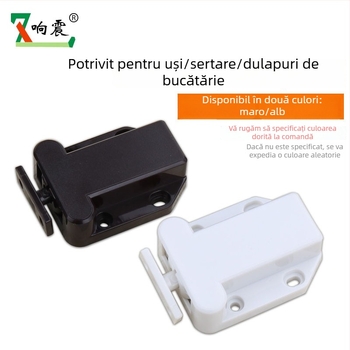 Beetle mecanism de revenire cu blocare automată pentru ușă de dulap fără mâner, montaj ascuns snap-on