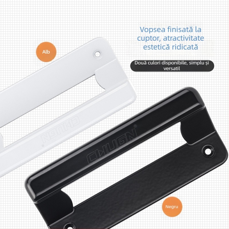 Top Valley mâner din aluminiu cu întrerupere termică pentru uși și ferestre – aliaj de zinc, pentru uși și ferestre glisante, model LS Spring Light