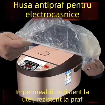 Husă transparentă pentru praf, extra mare, pentru electrocasnice, acoperire universală completă, multifuncțională