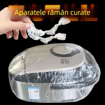 Husă transparentă pentru praf, extra mare, pentru electrocasnice, acoperire universală completă, multifuncțională