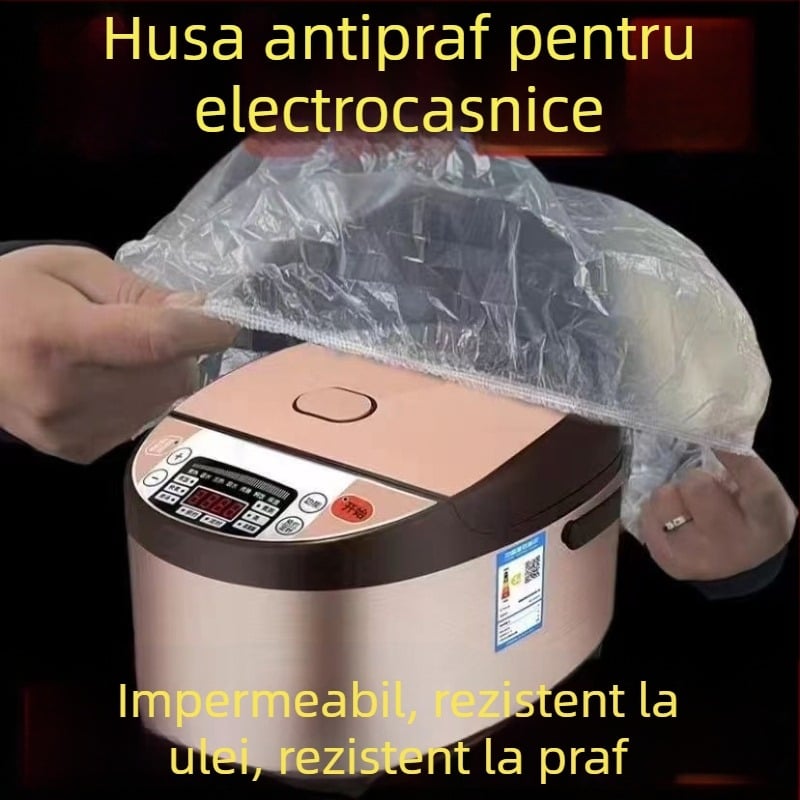 Husă transparentă pentru praf, extra mare, pentru electrocasnice, acoperire universală completă, multifuncțională