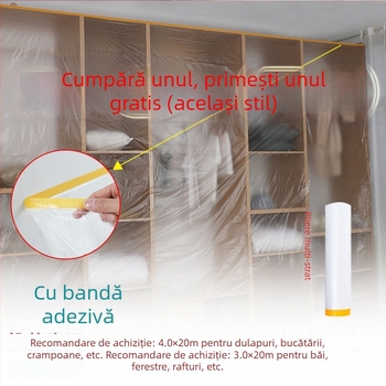 Protecție împotriva prafului pentru mobilier – husă universală pentru canapea și pat