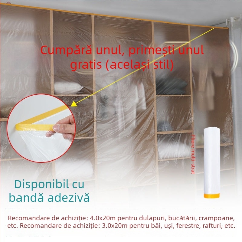 Protecție împotriva prafului pentru mobilier – husă universală pentru canapea și pat