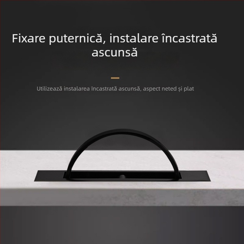 Mâner Tatami ascuns, încastrat, pentru acoperire pat și placă pat, mâner de ușă pentru dulap rotativ cu clemă ascunsă