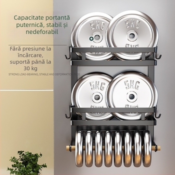Raft magnetic de bucătărie din oțel inoxidabil pentru ușa laterală a frigiderului, raft multifuncțional pentru depozitare și condimente, fără găuri
