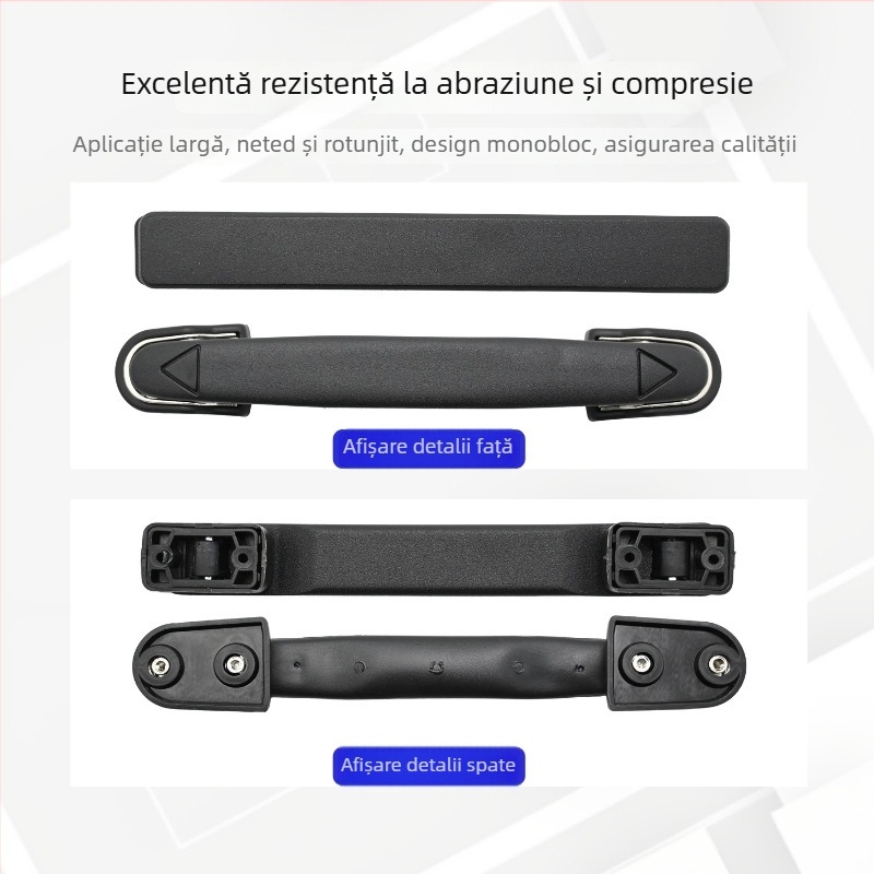 Mâner din plastic negru pentru valiză