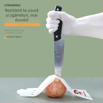 Mănuși de vase din nitril pentru femei, durabile, impermeabile, bucătărie, groase pentru curățare