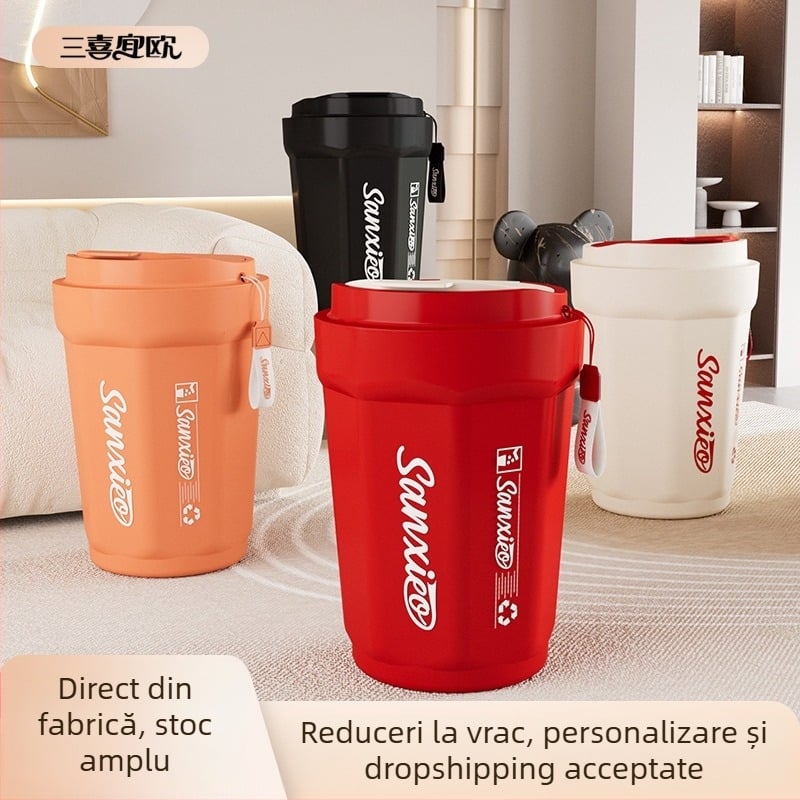 Coș de gunoi din plastic, 12 L, capac apăsare, design minimalist pentru living, bucătărie și baie, controlul mirosurilor