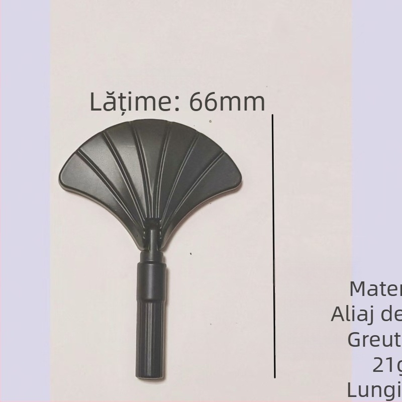 Mâner ascuns pentru dulap, în formă de evantai, din aliaj de zinc, turnat prin die casting, accesorii moderne minimalist pentru mobilier