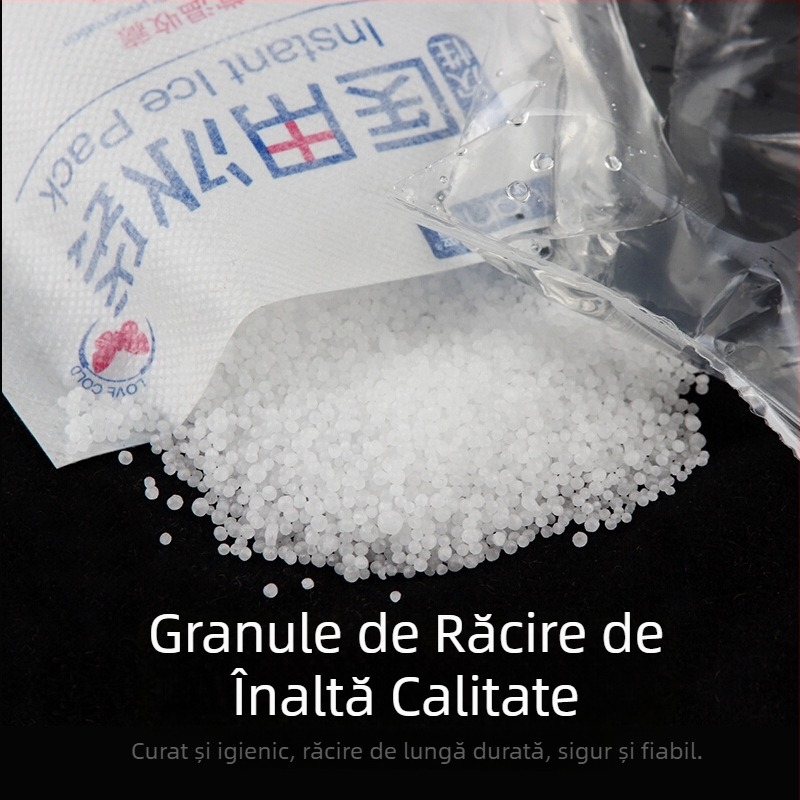Pungă medicală de gheață de unică folosință pentru terapie prin frig și reducerea febrei, portabilă, poate fi zdrobită pentru utilizare imediată