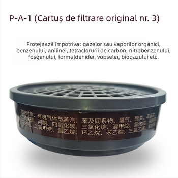 Mască de gaze cu ochelari integrați pentru vopsire cu spray, pesticide și lucrări chimice, formaldehidă și lustruire