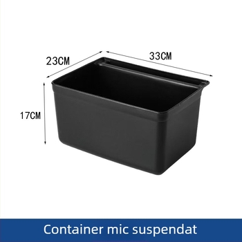 Recipient plastic pentru resturi alimentare, destinat cărucioarelor și coșurilor din restaurante