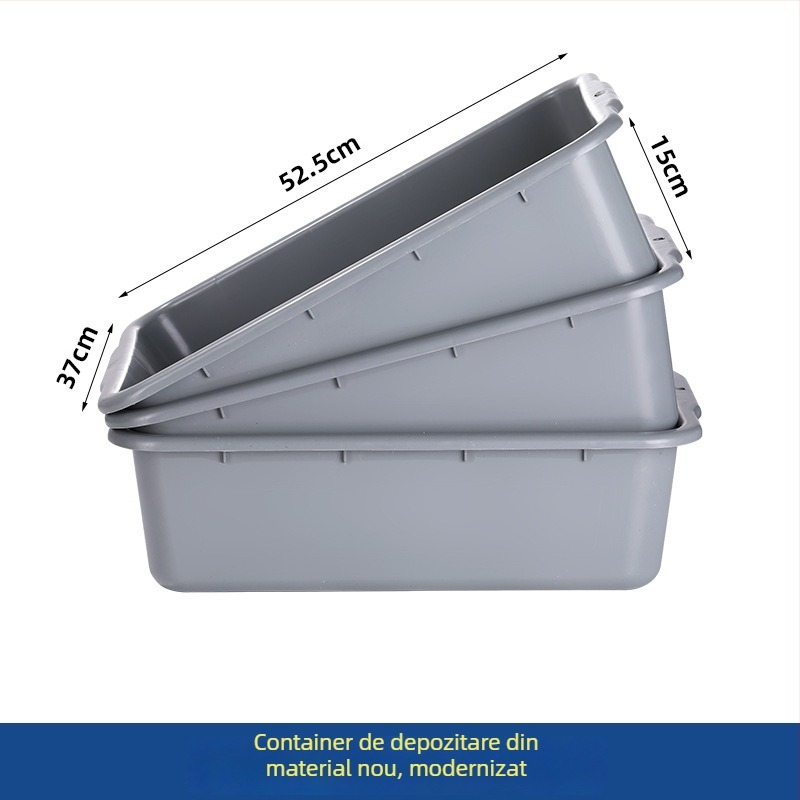 Recipient plastic pentru resturi alimentare, destinat cărucioarelor și coșurilor din restaurante