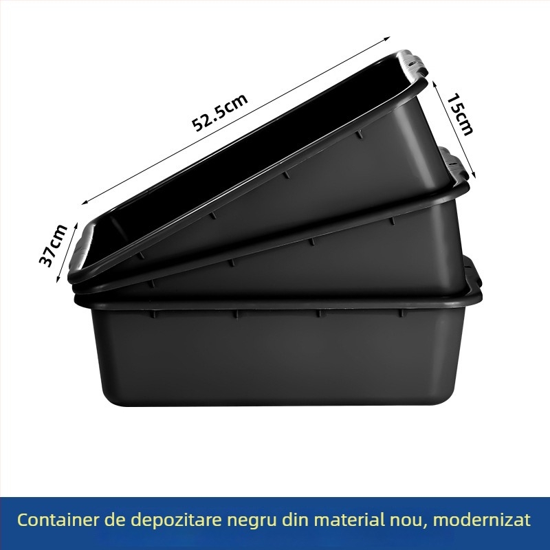 Recipient plastic pentru resturi alimentare, destinat cărucioarelor și coșurilor din restaurante