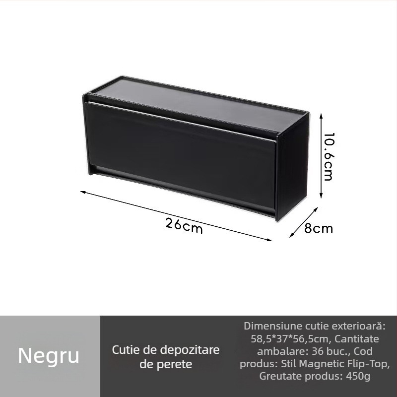 Cutie de medicamente cu montare pe perete, stil japonez, cu prindere magnetică, organizator compact pentru medicamentele de prim ajutor, depozitare acasă