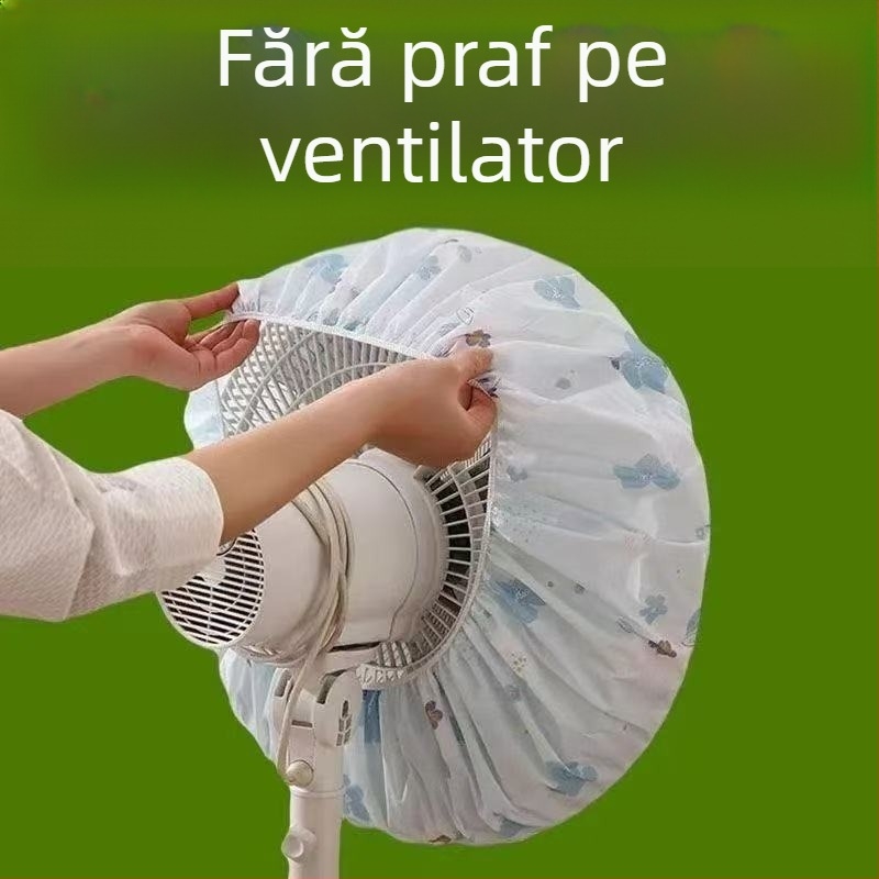 Husă plușată, protecție împotriva prafului pentru ventilatoare staționare și montate pe perete, husă universală de depozitare pentru casă