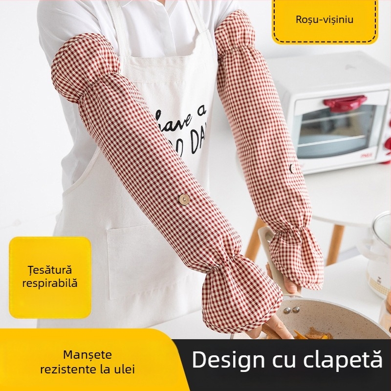 Manșete impermeabile pentru bucătărie – pentru gătit, rezistente la ulei și stropi, protecția mâinilor, unisex