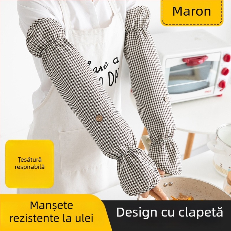 Manșete impermeabile pentru bucătărie – pentru gătit, rezistente la ulei și stropi, protecția mâinilor, unisex