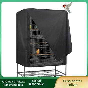 Acoperire pentru cușcă de păsări outdoor, respirabilă, blocare a luminii, impermeabilă și rezistentă la praf.
