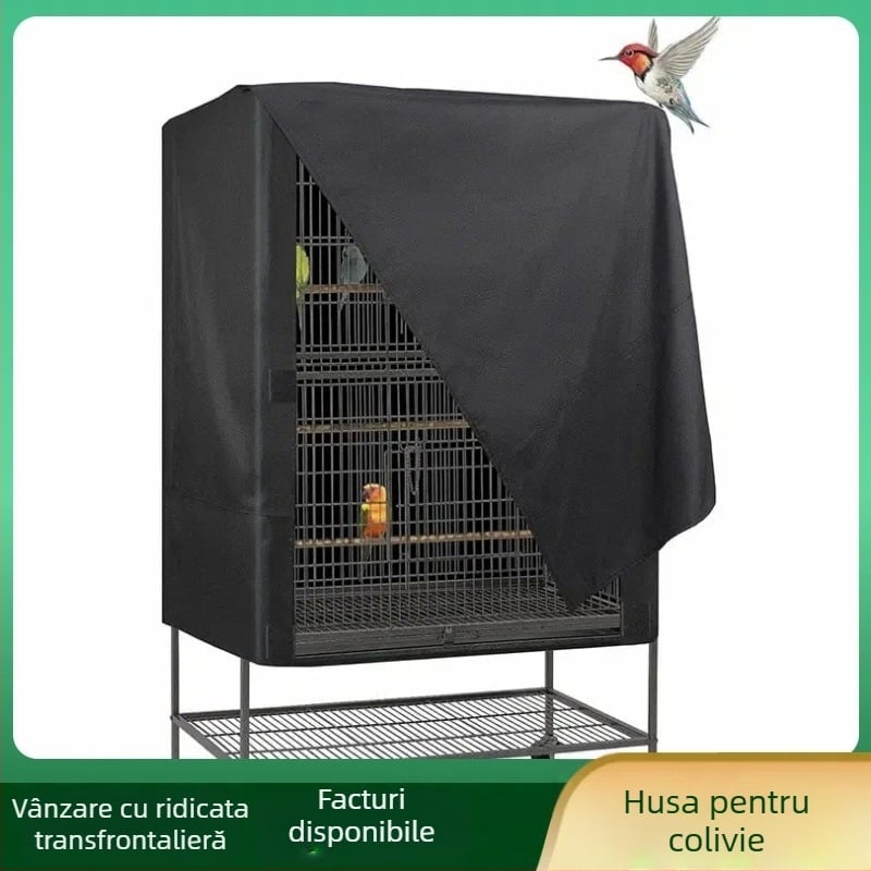 Acoperire pentru cușcă de păsări outdoor, respirabilă, blocare a luminii, impermeabilă și rezistentă la praf.