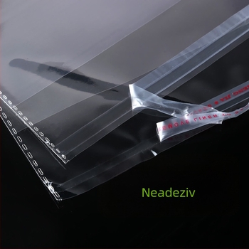Pungă OPP autoadezivă pentru haine, pungă plastic transparentă 40 x 50 cm, pachet de 100 bucăți