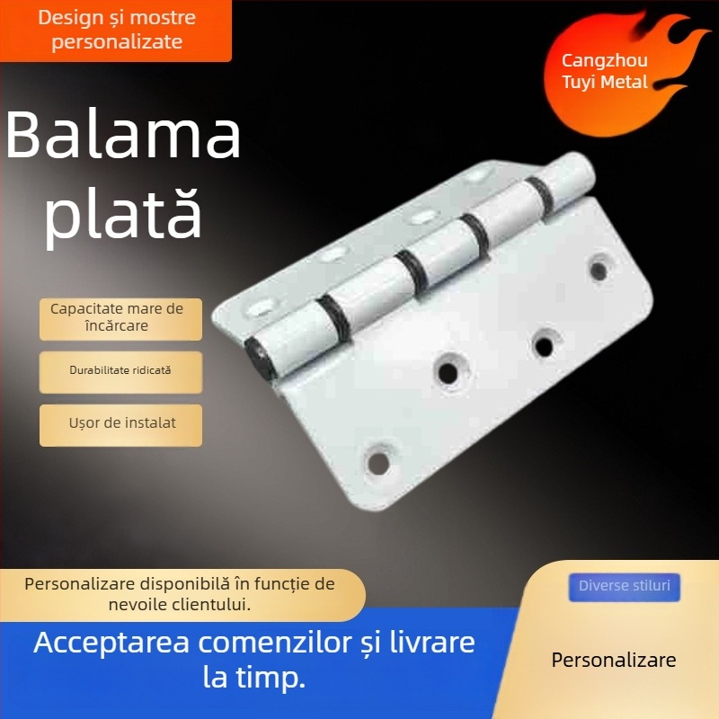 Balamale din oțel inoxidabil pentru uși din lemn ale dormitorului și ferestre, silențioase
