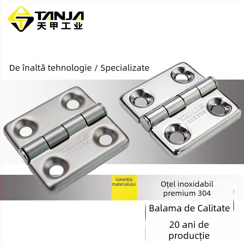 K118 Balama ascunsă, oțel inoxidabil, rezistentă, deschidere plată, balama pliabilă pentru dulapuri electrice
