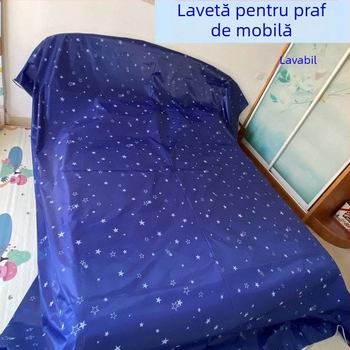 Husă de pat anti-praf cu acoperire completă, țesătură rezistentă la praf