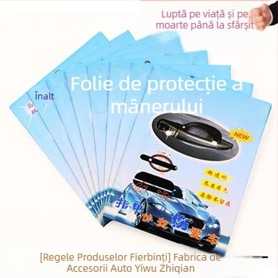 Folie de protecție pentru mânerul ușii automobilului, set universal de 4 bucățți