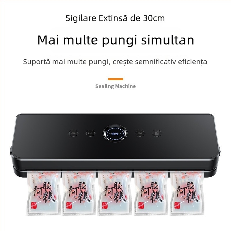 Mașină automată de vid pentru ambalarea alimentelor, compactă, sigilare prin vid