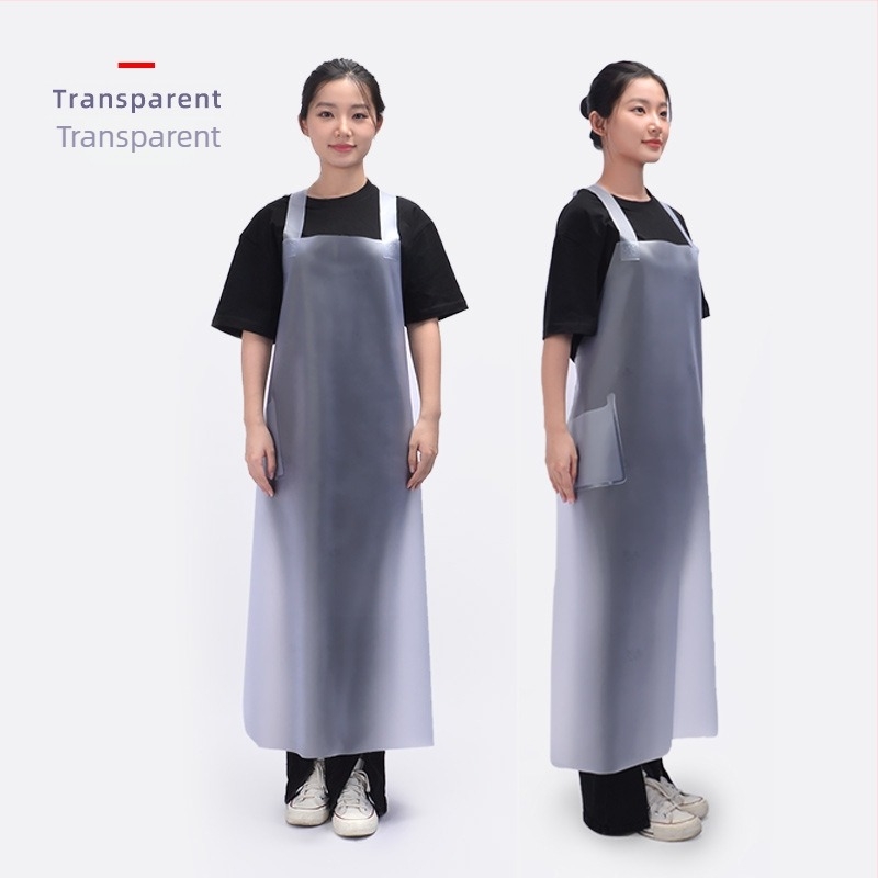 Șorț de bucătărie impermeabil, cu bretele, pentru gătit, catering și procesare a produselor marine, unisex