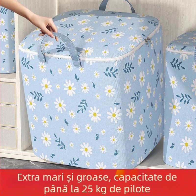 Geantă de depozitare pentru haine și pături, cu capacitate mare, impermeabilă și rezistentă la umezeală