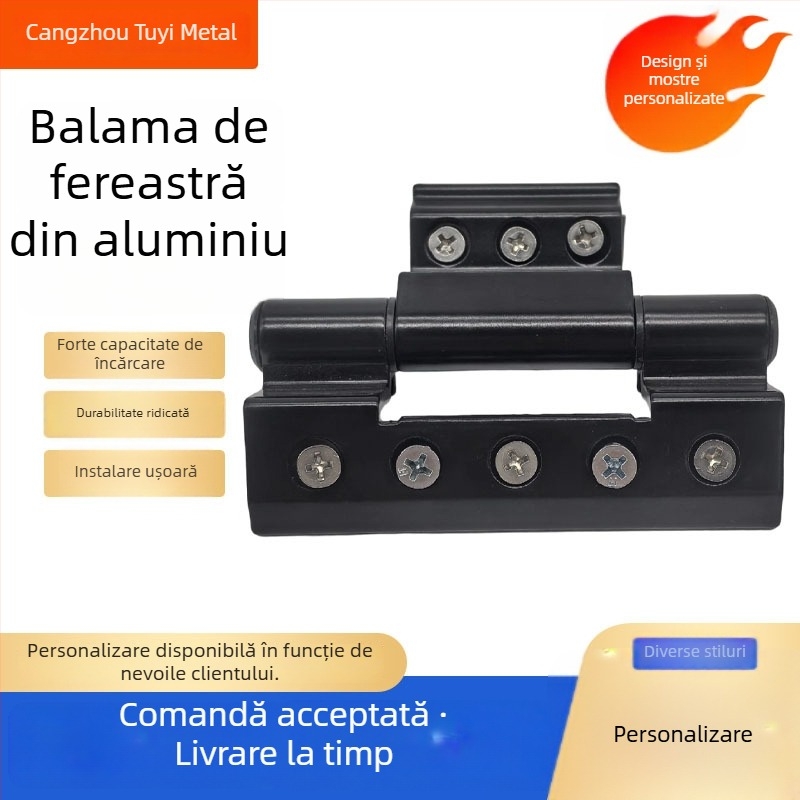 Balamale din aliaj de aluminiu pentru ferestre și plase, durată de 30.000 cicluri, pentru ferestre din aluminiu Break-Bridge
