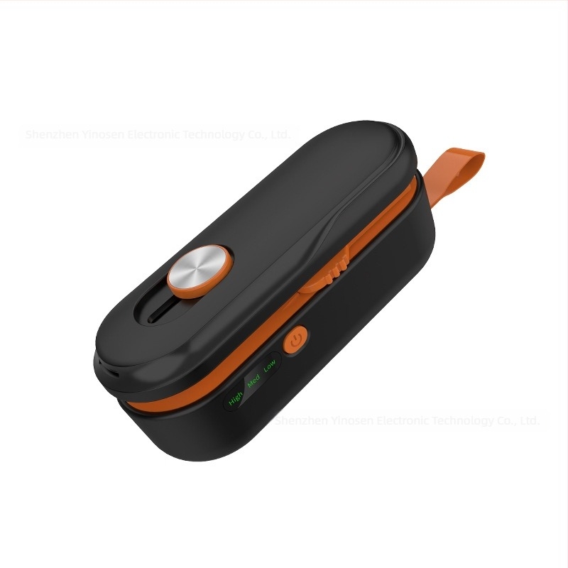 Mașină de sigilat compactă, reîncărcabilă, cu trei niveluri de temperatură, pentru pungi de gustări de uz casnic; sigilator pentru pungi din plastic, sigilare manuală pentru prospețime