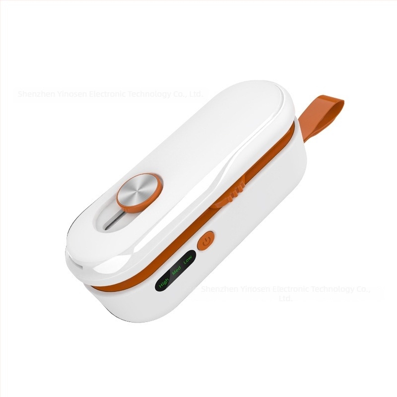 Mașină de sigilat compactă, reîncărcabilă, cu trei niveluri de temperatură, pentru pungi de gustări de uz casnic; sigilator pentru pungi din plastic, sigilare manuală pentru prospețime