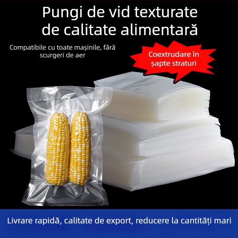 Saci de vid pentru uz casnic, sigilare prin vid, conservare a alimentelor; nylon gros, etanșe