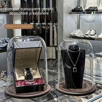 Cutie personalizată pentru afișarea figurinelor Labubu, cutie transparentă de depozitare cu capac anti-praf