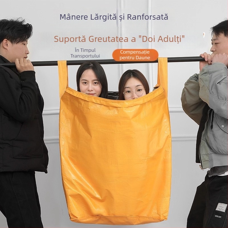 Genți de mutare cu capacitate mare, genți de depozitare îngroșate, organizatoare pentru bagaje și haine, genți cu model piele de șarpe țesută