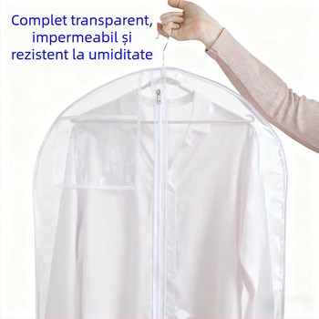 Husă transparentă din PVC pentru rochie de mireasă și Hanfu, sac de praf pentru rochia Xiuhe
