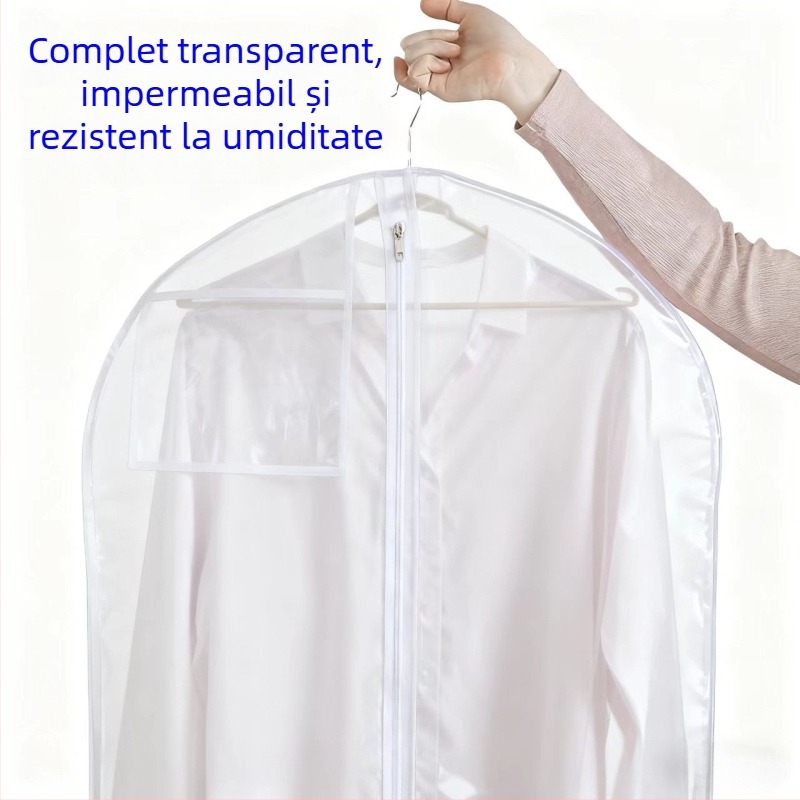 Husă transparentă din PVC pentru rochie de mireasă și Hanfu, sac de praf pentru rochia Xiuhe